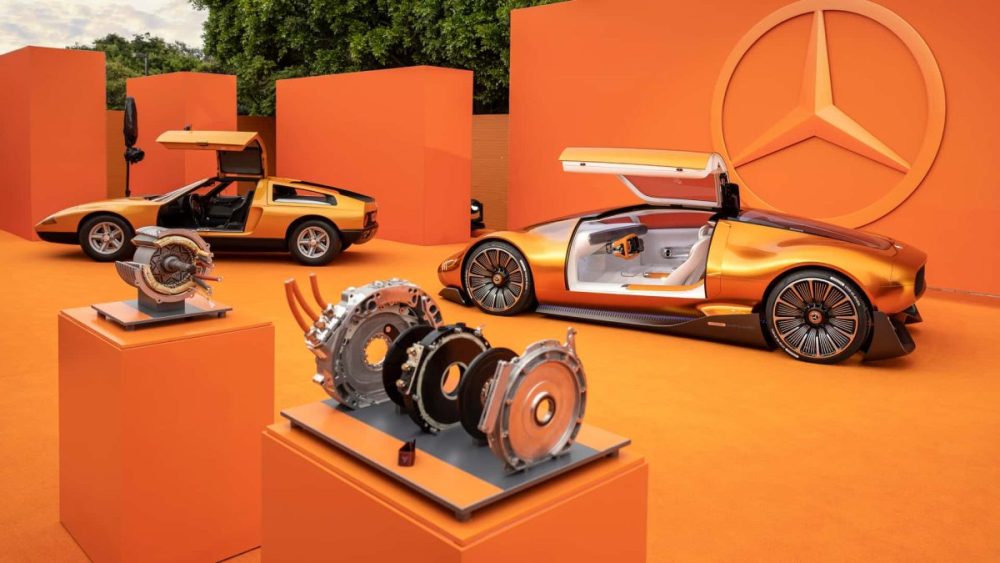 mercedes-benz-vision-one-eleven-with-exploded-axial-motor YASA electric vehicle technology