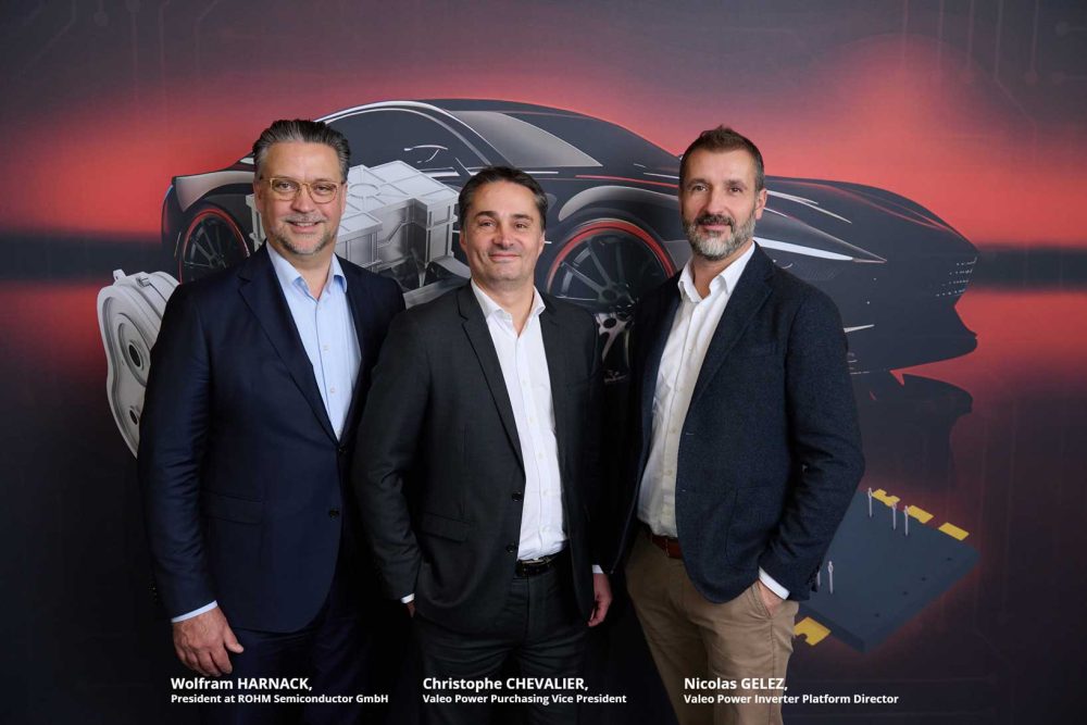 Valeo & ROHM Semiconductor Co-Develop Power Electronics