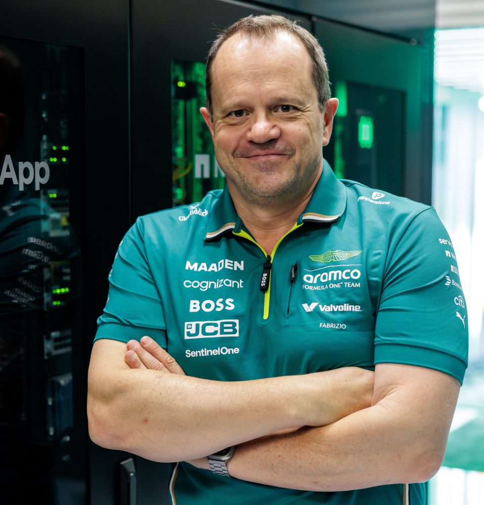 Headshot of Fabrizio-Pilotti, Chief Information Officer at Aston Martin Aramco Formula One™ Team