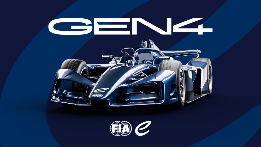 Formula E GEN4 race car in testing at Circuit Paul Ricard, 2026