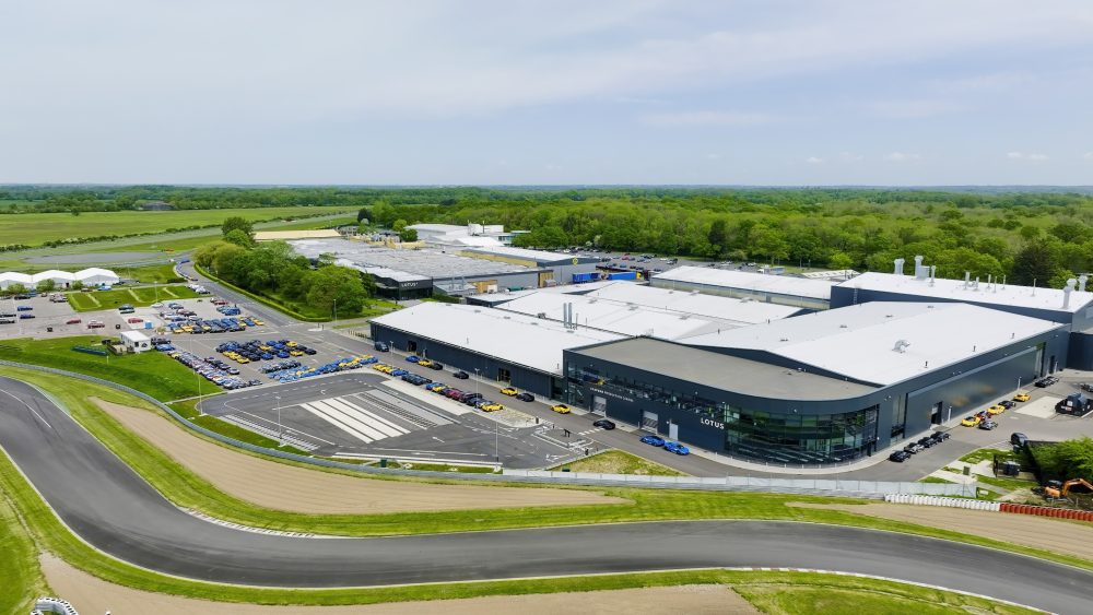 The Lotus Cars site at Hethel, Norfolk, home of the new Hethel Performance Hub