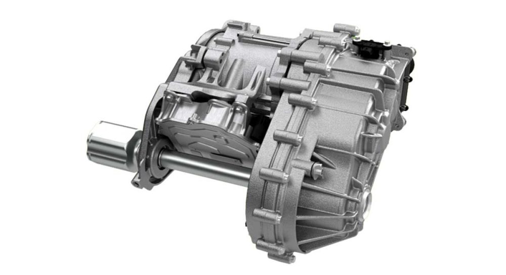 Valeo 48V 2-speed eAxle electric rear axle for the Dacia Hybrid-G 150