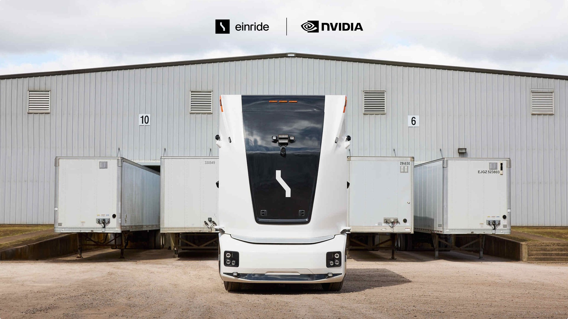 Einride autonomous electric truck, to be built on the NVIDIA Hyperion platform for Level 4 heavy-duty freight